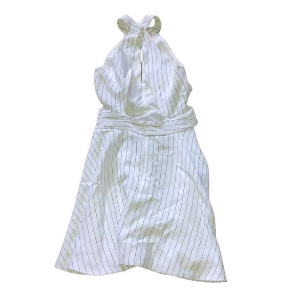 C/MEO Collective Size XS / S Black and White Striped Halter Open Back Mini Dress - Picture 3 of 6